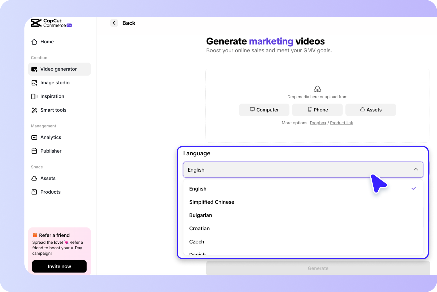 Customize your video settings